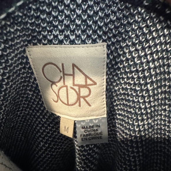 Chaser Love Sweater in Navy Peony Apres Ski Sz M - Picture 6 of 8